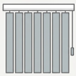 Ikon för lamellgardin